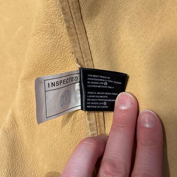 Mixit Tan Suede Fringe Jacket Women’s Medium Boho Western Country - Picture 7 of 7